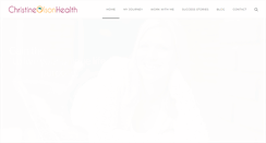 Desktop Screenshot of christineolsonhealth.com
